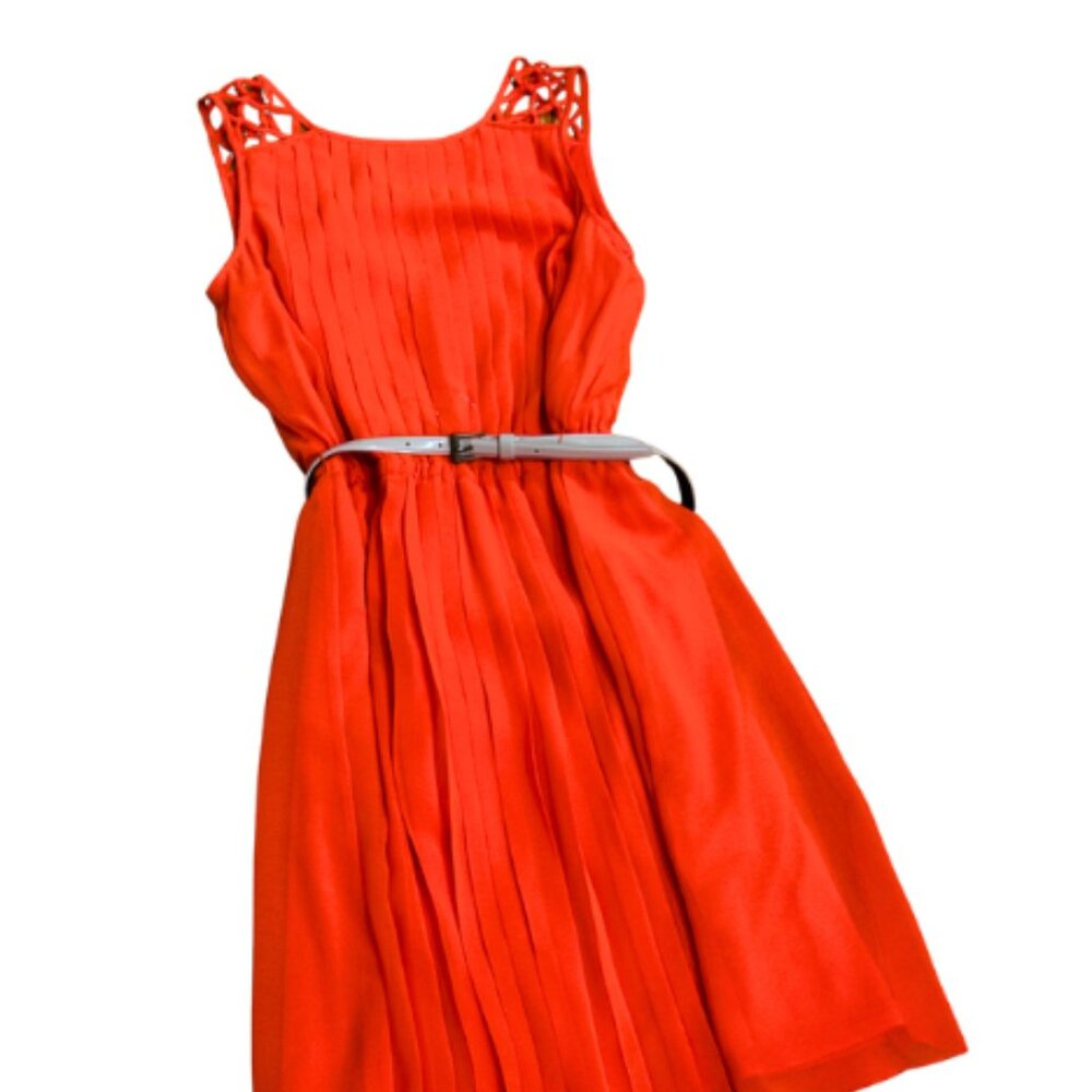 Bright Orange Mini Dress